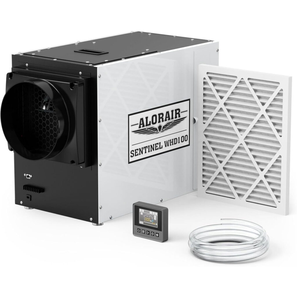 AlorAir Sentinel WHD 100 whole house dehumidifier for 2300 sq ft homes