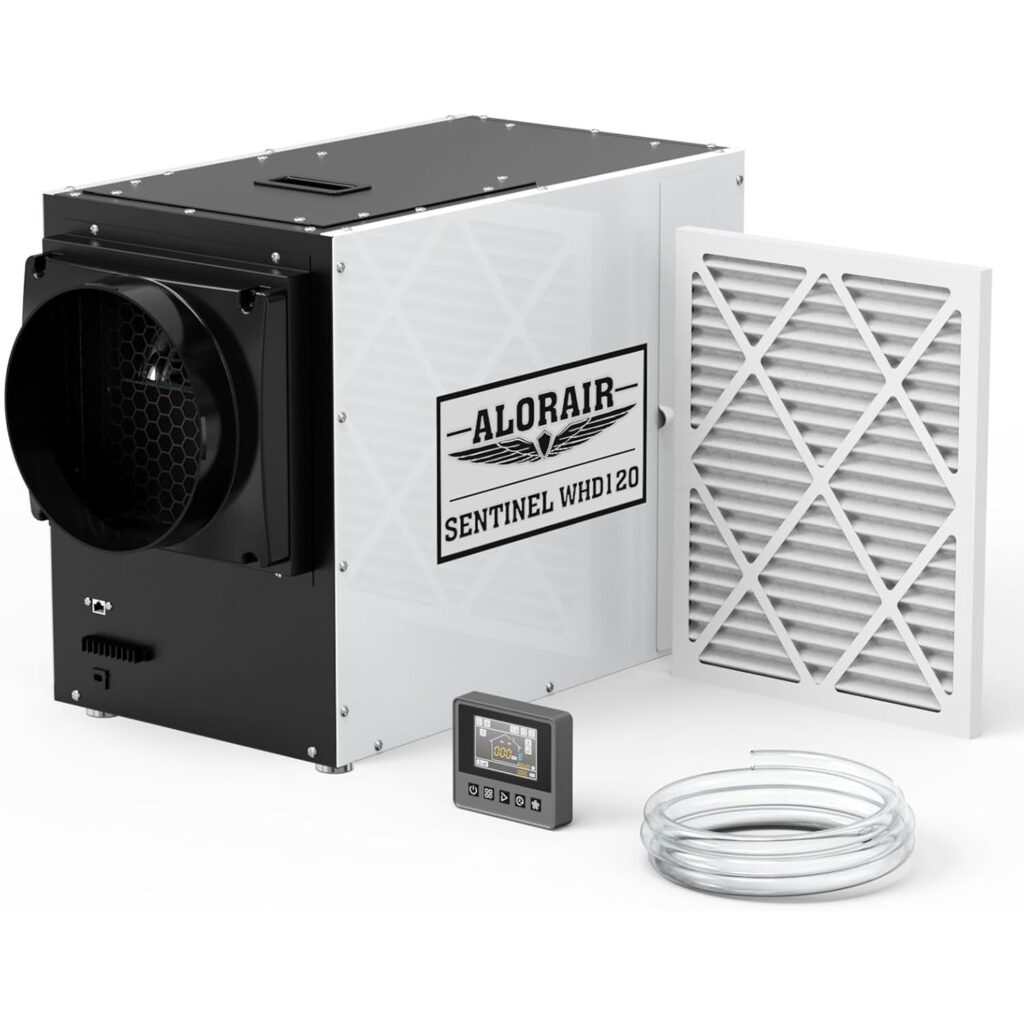 AlorAir Sentinel WHD 120 whole house dehumidifier for crawl space