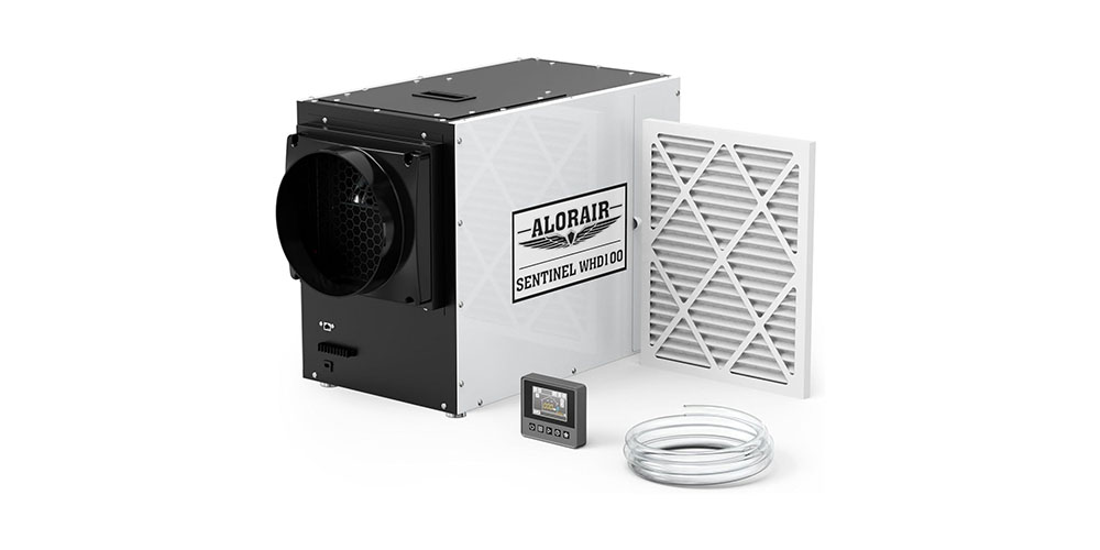 AlorAir Sentinel 100 whole-home dehumidifier for humidity control