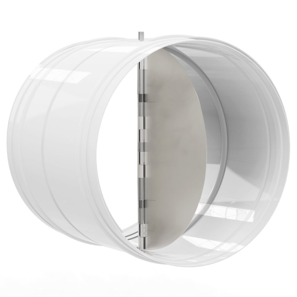 10 inch backdraft damper duct for AlorAir Sentinel WHD whole house dehumidifier