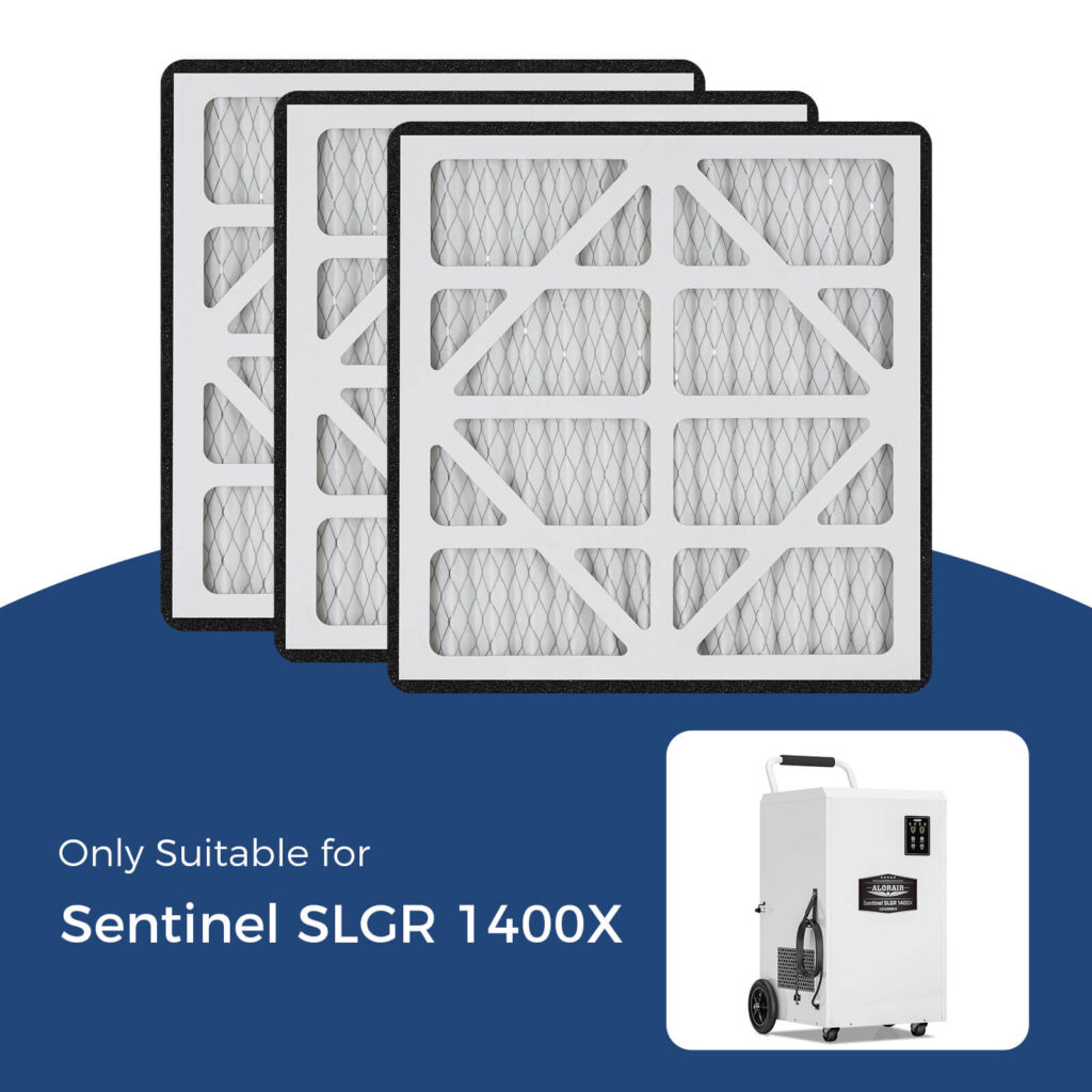 MERV-10 filter 3 pack for AlorAir SLGR 1400X commercial dehumidifier