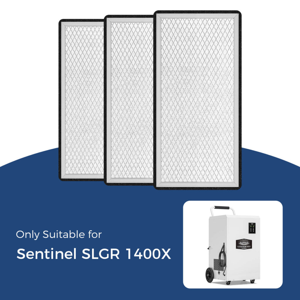 MERV-8 filter 3 pack for AlorAir SLGR 1400X commercial dehumidifier