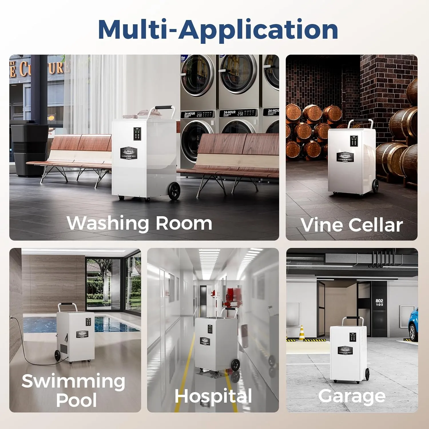 SLGR 1400X commercial dehumidifier for water damage restoration
