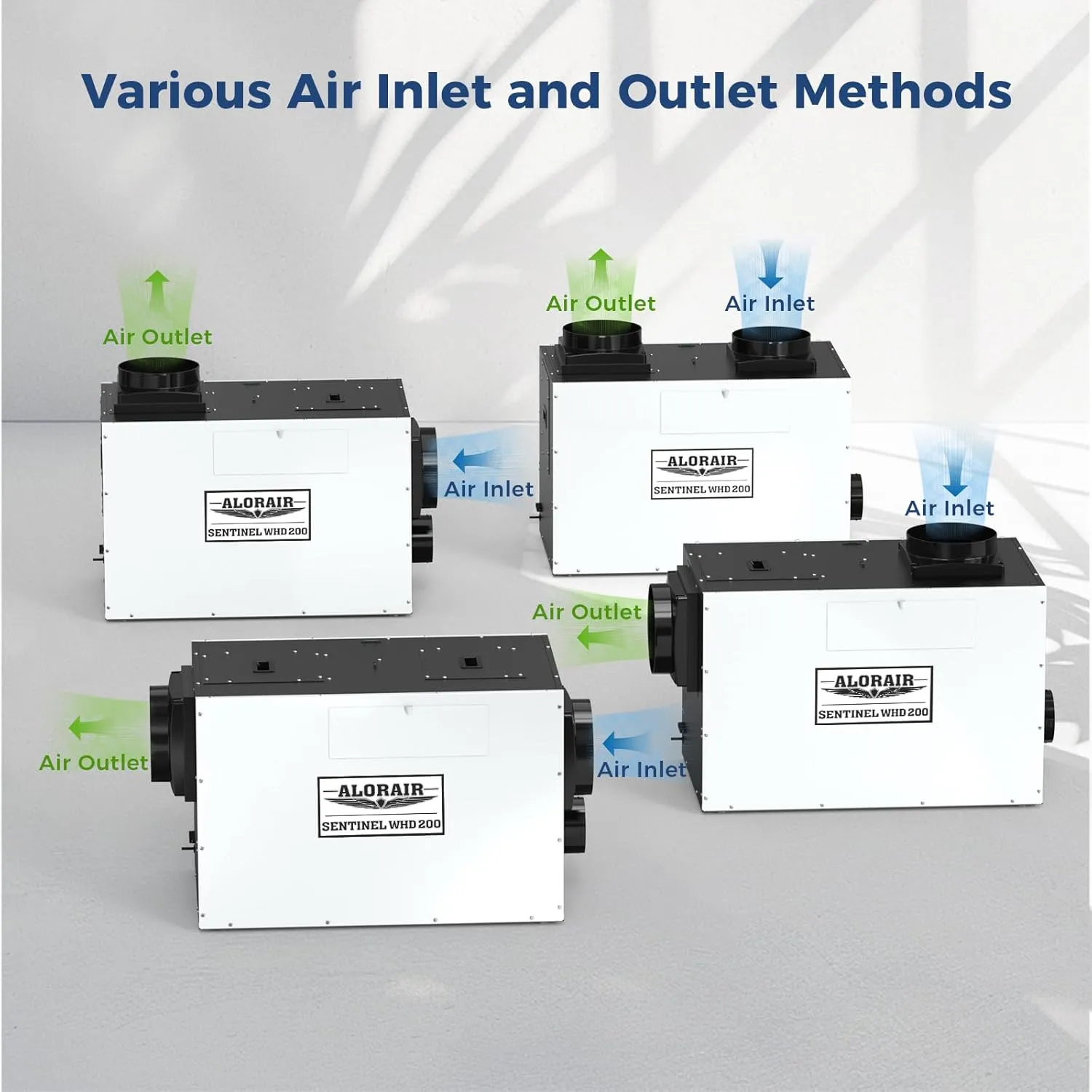 AlorAir Sentinel WHD 200 High Capacity Whole House Dehumidifier