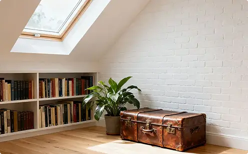 Attic attic dehumidifier