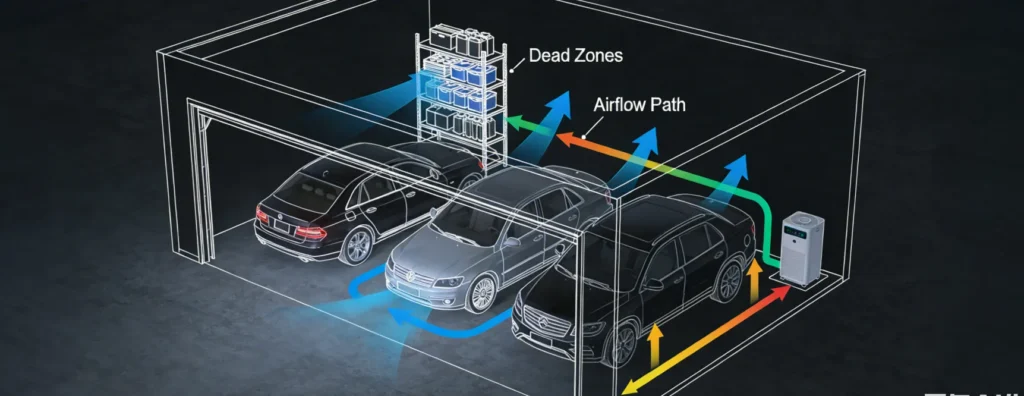 CFM Garage Coverage Visualization