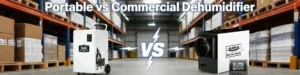 Portable vs Commercial Dehumidifier: How to Choose the Right System