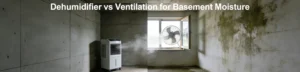 Dehumidifier vs Ventilation for Basement Moisture: Which Works Better